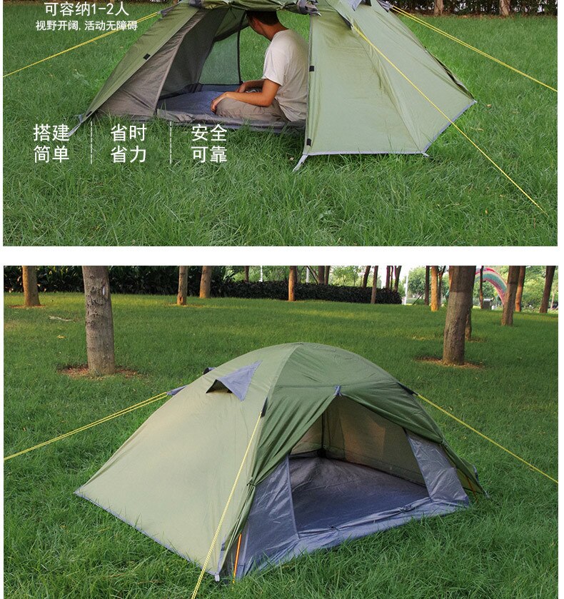 Cheap Goat Tents Outdoor Tent Double Layer Anti UV Camp Tent Waterproof Beach Awning Shelter Park Picnic Fish Tent Travel Hike Anti Mosquito Tent Tents 